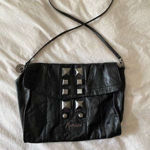NWOT Leather Marciano Cross Body Bag